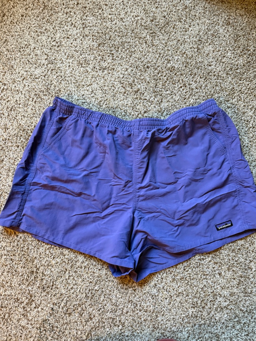 Patagonia Women's Violet Elastic-Waist Athletic Shorts